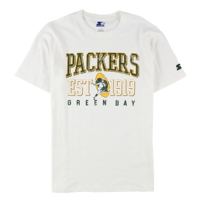 STARTER Mens Green Bay Packers Graphic T-Shirt, Style # 6S1LW992 