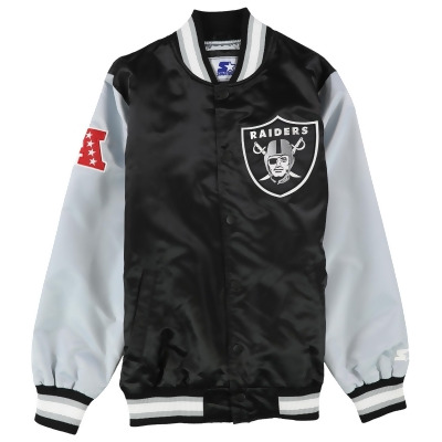 STARTER Mens Las Vegas Raiders Varsity Jacket, Style # LS80Z583 