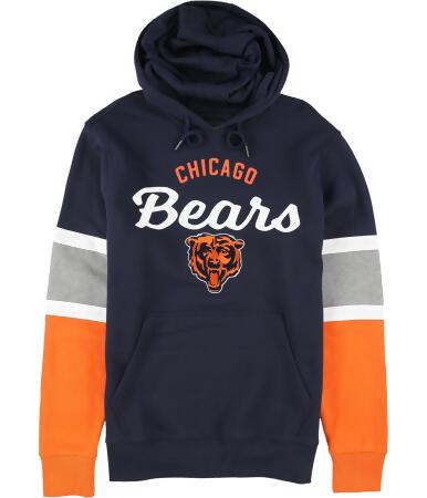 G-III Sports Mens Chicago Bears Hoodie Sweatshirt, Blue, Large