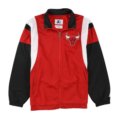 STARTER Mens Chicago Bulls Track Jacket Sweatshirt, Style # LS93Z059 