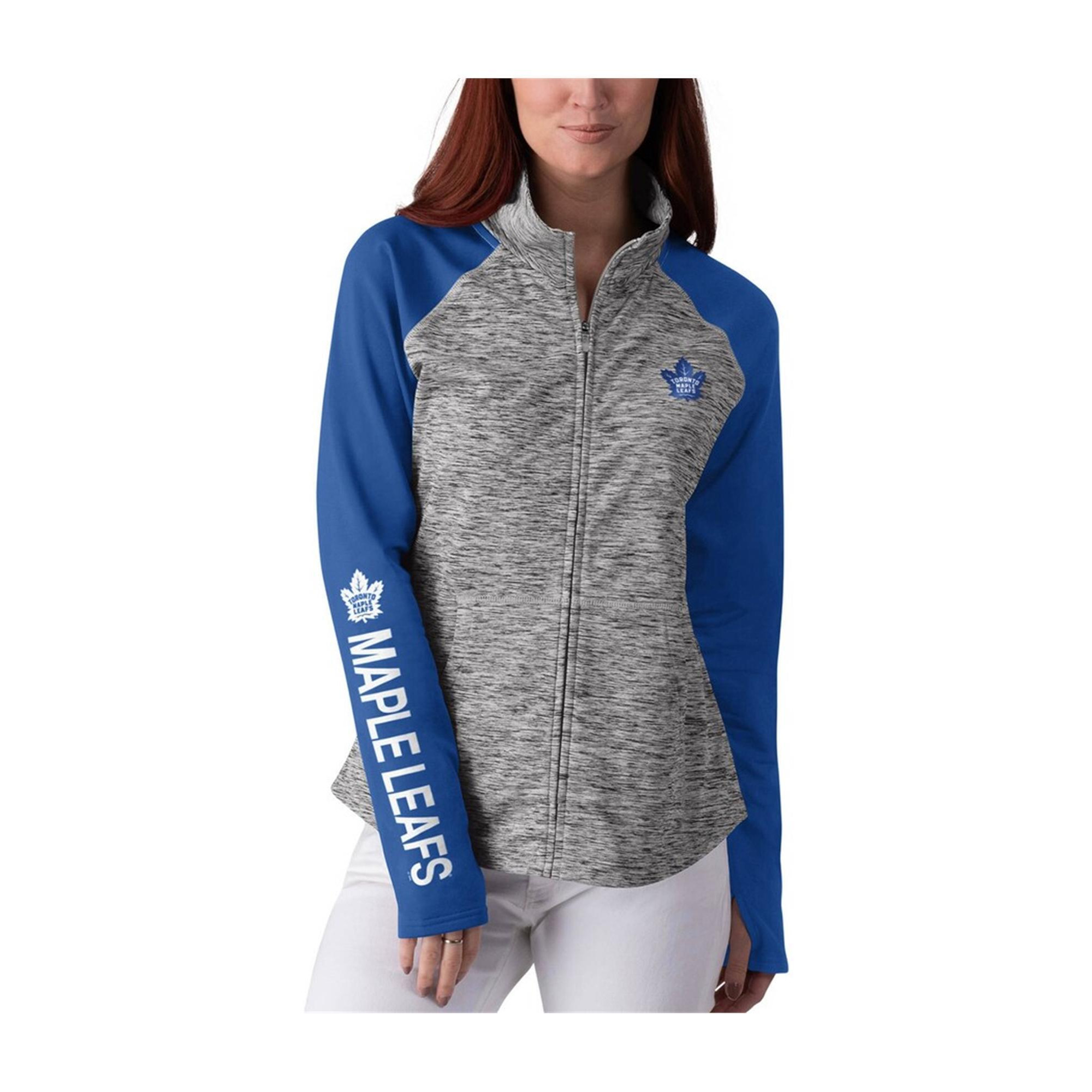 G-III Sports Womens Toronto Maple Leafs Track Jacket Sweatshirt, Style # 6J0-977