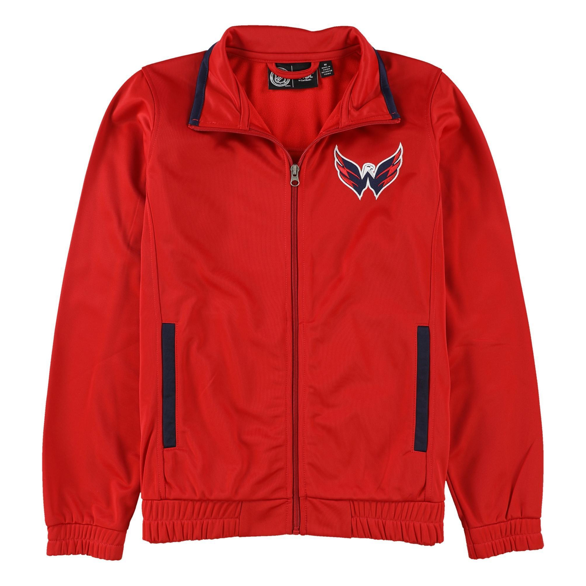 G-III Sports Womens Washington Capitals Track Jacket Sweatshirt, Style # NM21Z531