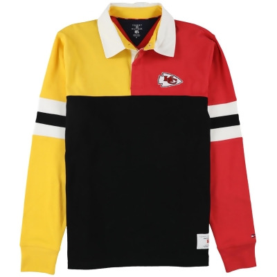 Tommy Hilfiger Mens Kansas City Chiefs Rugby Polo Shirt, Style # 6V10Z963 
