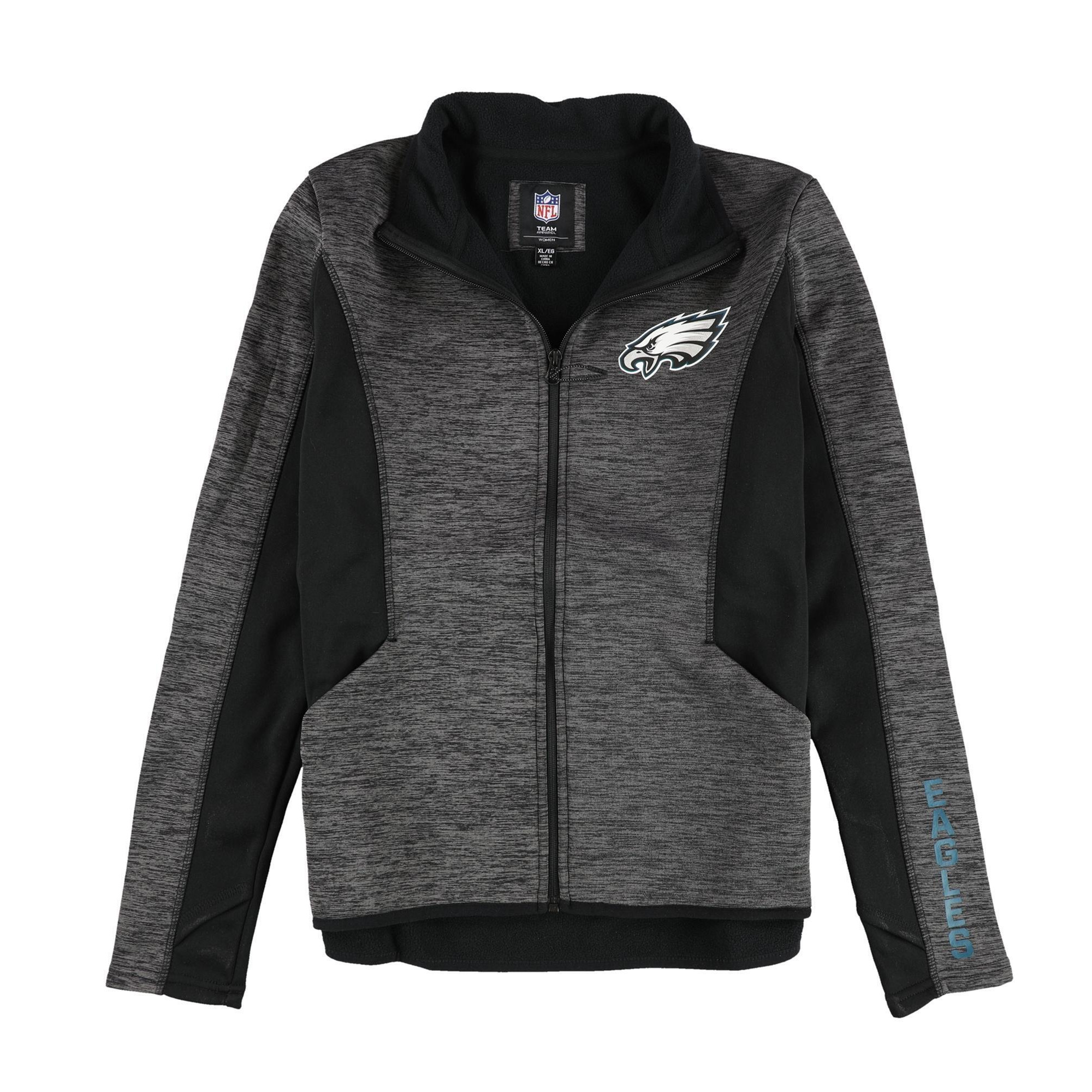 NFL Womens Philadelphia Eagles Track Jacket Sweatshirt, Style # NMI0B092-1