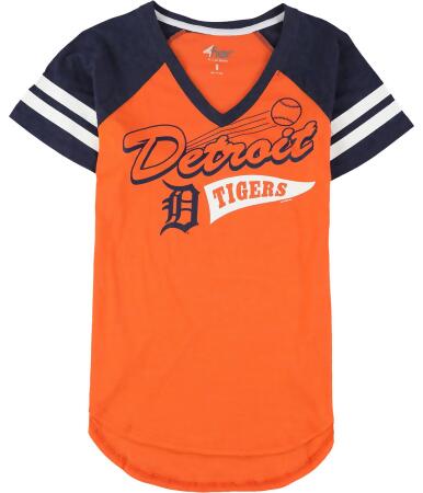 G-III Sports Womens Detroit Tigers Graphic T-Shirt, TW1