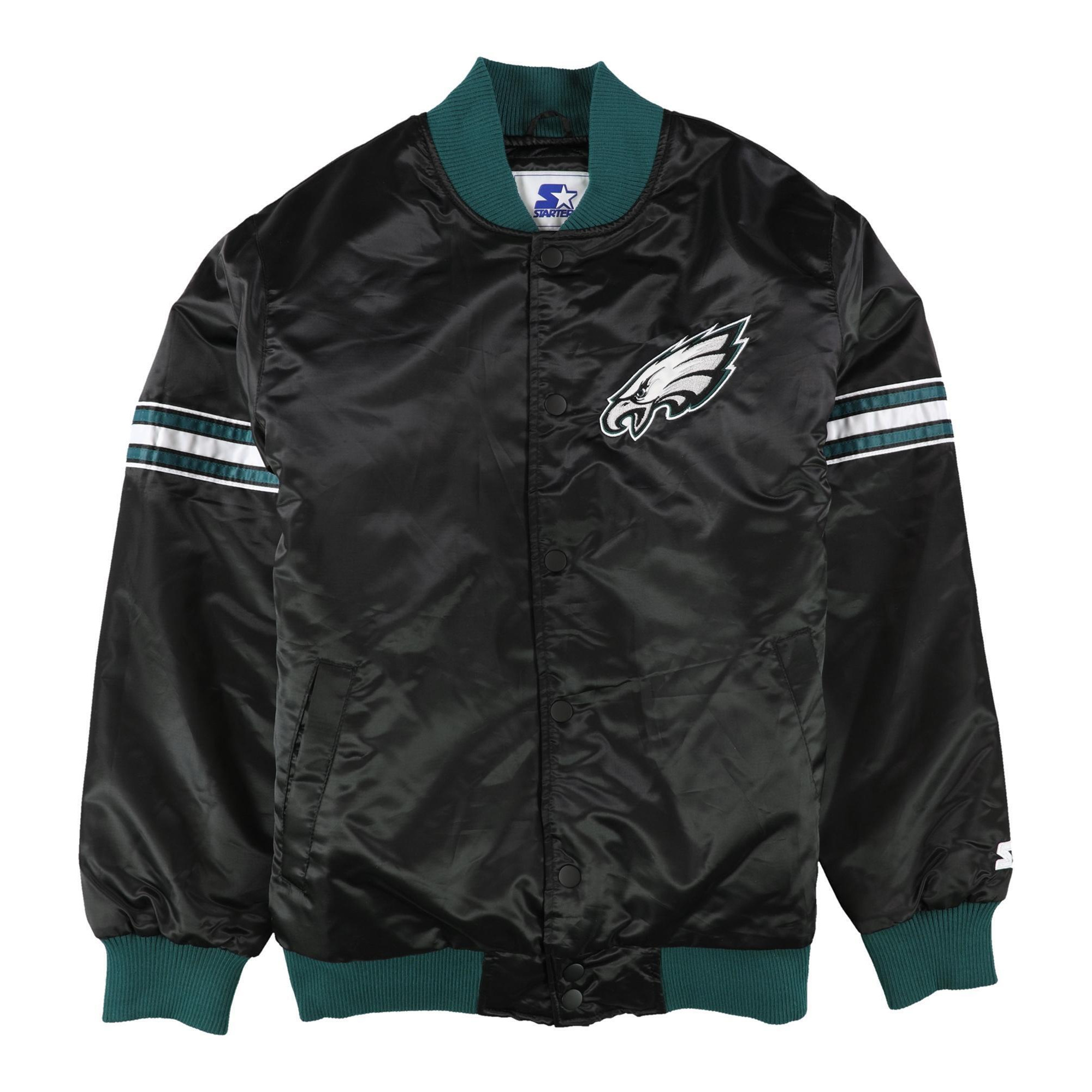 STARTER Mens Philadelphia Eagles Track Jacket Sweatshirt, Style # LS8-370-2