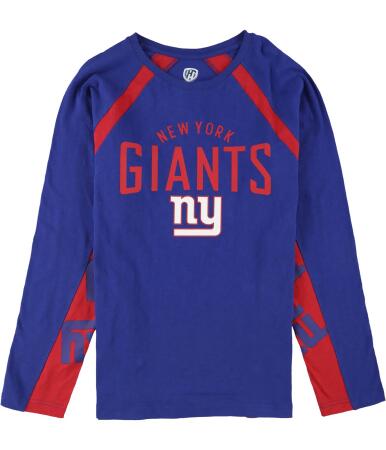 G-III Sports Mens New York Giants Graphic T-Shirt, Blue, Large
