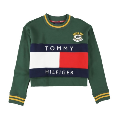 Tommy Hilfiger Womens Green Bay Packers Sweatshirt, Style # 6U00Z062 
