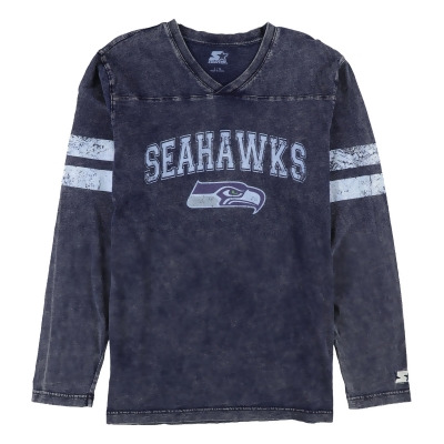 STARTER Mens Distressed Seattle Seahawks Graphic T-Shirt, Style # 6S10Z047 