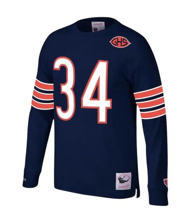 Mitchell & Ness Mens Throwback Chicago Bears Jersey, Style # NNSMG18064-2 