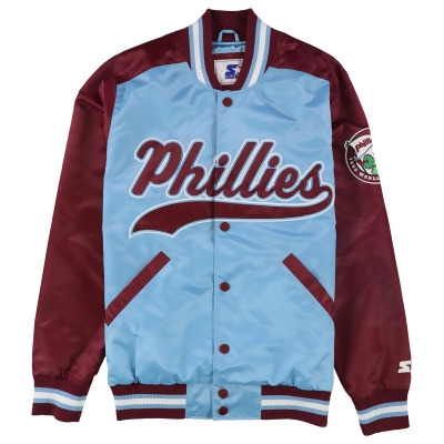 STARTER Mens Philadelphia Phillies Varsity Jacket, Style # LS27Z414 