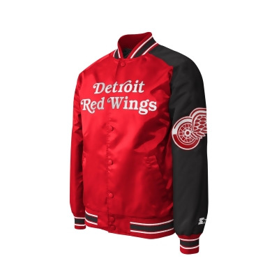 STARTER Mens Detroit Red Wings Varsity Jacket, Style # LS8-696-1 