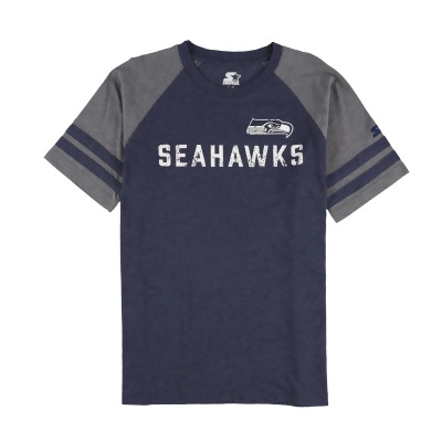 STARTER Mens Seattle Seahawks Dual tone Graphic T-Shirt, Style # 6S10Z044 
