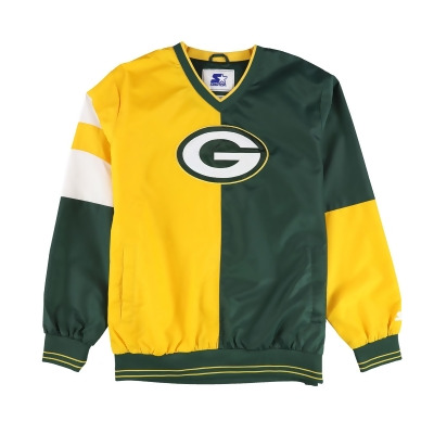 STARTER Mens Green Bay Packers Windbreaker Jacket, Style # LS10Z203 