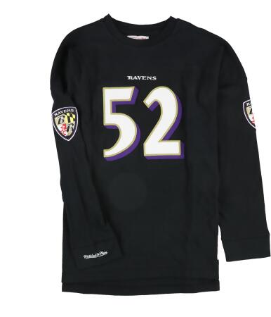 Mitchell & Ness Mens Throwback Baltimore Ravens Jersey, Style # NNLSMG18064-3 