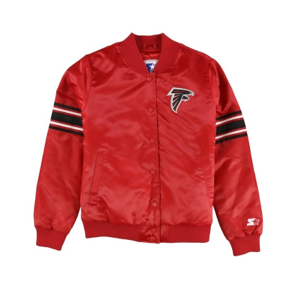 STARTER Mens Atlanta Falcons Full-Snap Varsity Jacket, Style # NS20Z313 