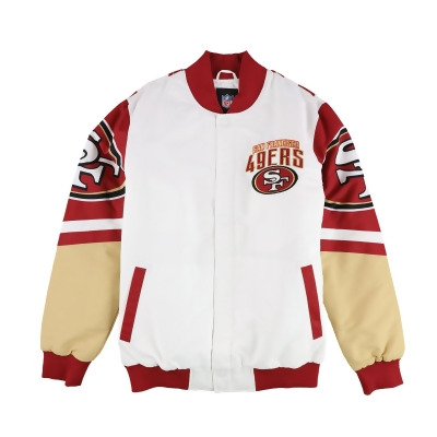 G-III Sports Mens San Francisco 49ERS Varsity Jacket, Style # LA90Z038 