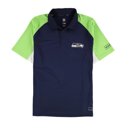 G-III Sports Mens Seattle Seahawks Rugby Polo Shirt, Style # 6R20Z618 