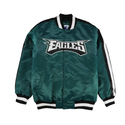 STARTER Mens Philadelphia Eagles Varsity Jacket, Style # LS90Z061 