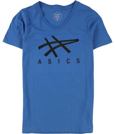 ASICS Womens Stripe Logo Graphic T-Shirt, Style # 2032C197