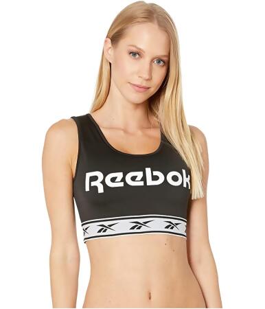 Reebok Black Plain Sports Bra