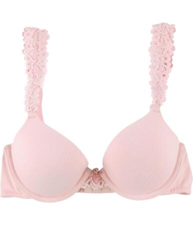 American Eagle Womens Lace Trim Push-up Bra, Style # 073-9732-04459 