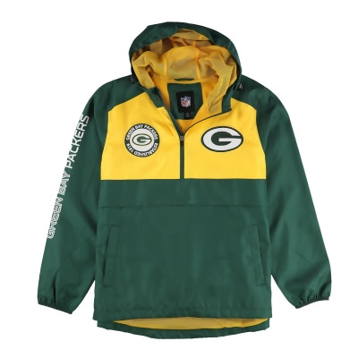 G-III Sports Mens Green Bay Packers Windbreaker Jacket, Style # LA10Z669 