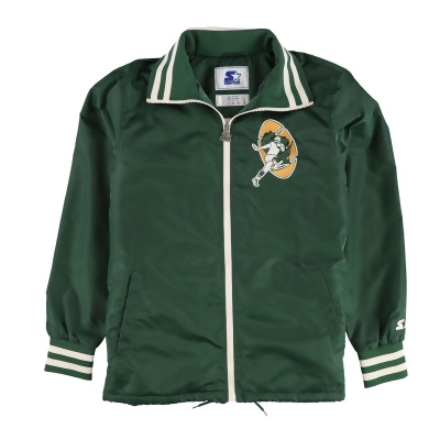 STARTER Mens Green Bay Packers Bomber Jacket, Style # LS0LZ734 