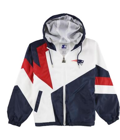 STARTER Womens New England Patriots Windbreaker Jacket, Style # NS90Z307
