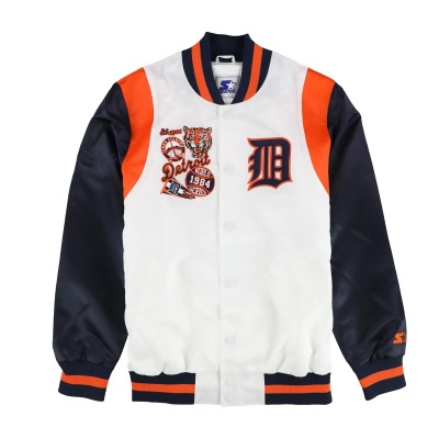 STARTER Mens Detroit Tigers 1984 World Series Varsity Varsity Jacket, Style # LS17Z630 