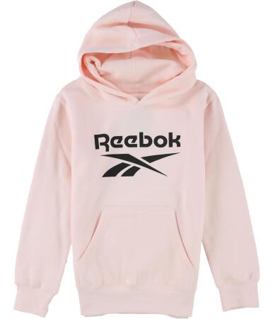 Reebok Girls Large Logo Hoodie Sweatshirt, Style # EW6477 