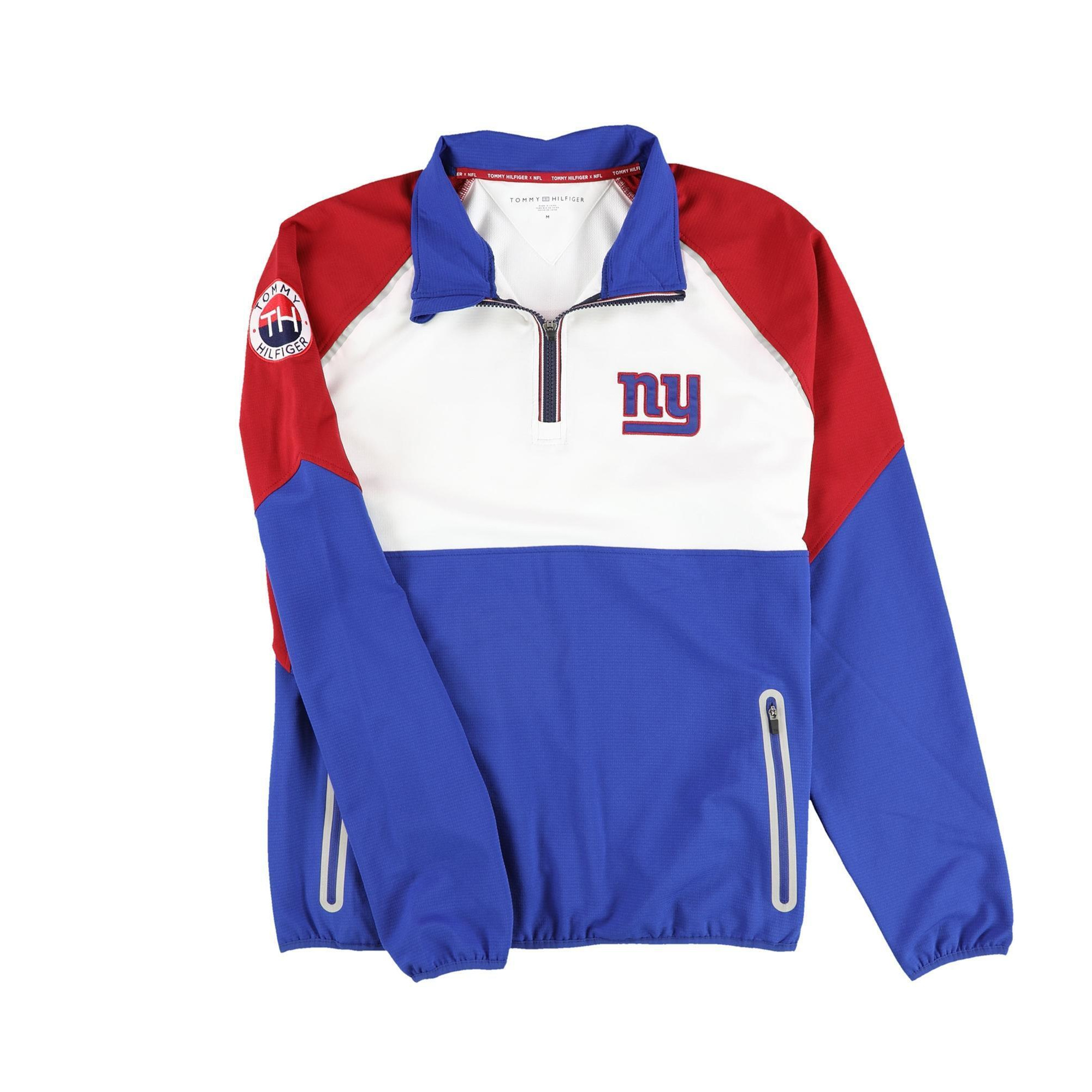 Tommy Hilfiger Mens New York Giants Track Jacket, Style # 6V00Z070