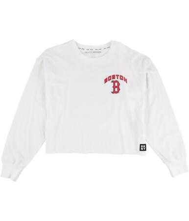 Dkny Womens Boston Red Sox Long Sleeve Graphic T-Shirt