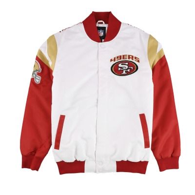 G-III Sports Mens San Francisco 49ERS Varsity Jacket, Style # LA10Z263 