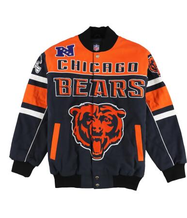 G-III Sports Mens Chicago Bears Varsity Jacket, Style # LA7-258-3 
