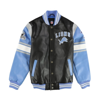 G-III Sports Mens Detroit Lions Varsity Jacket, Style # LA0-794 