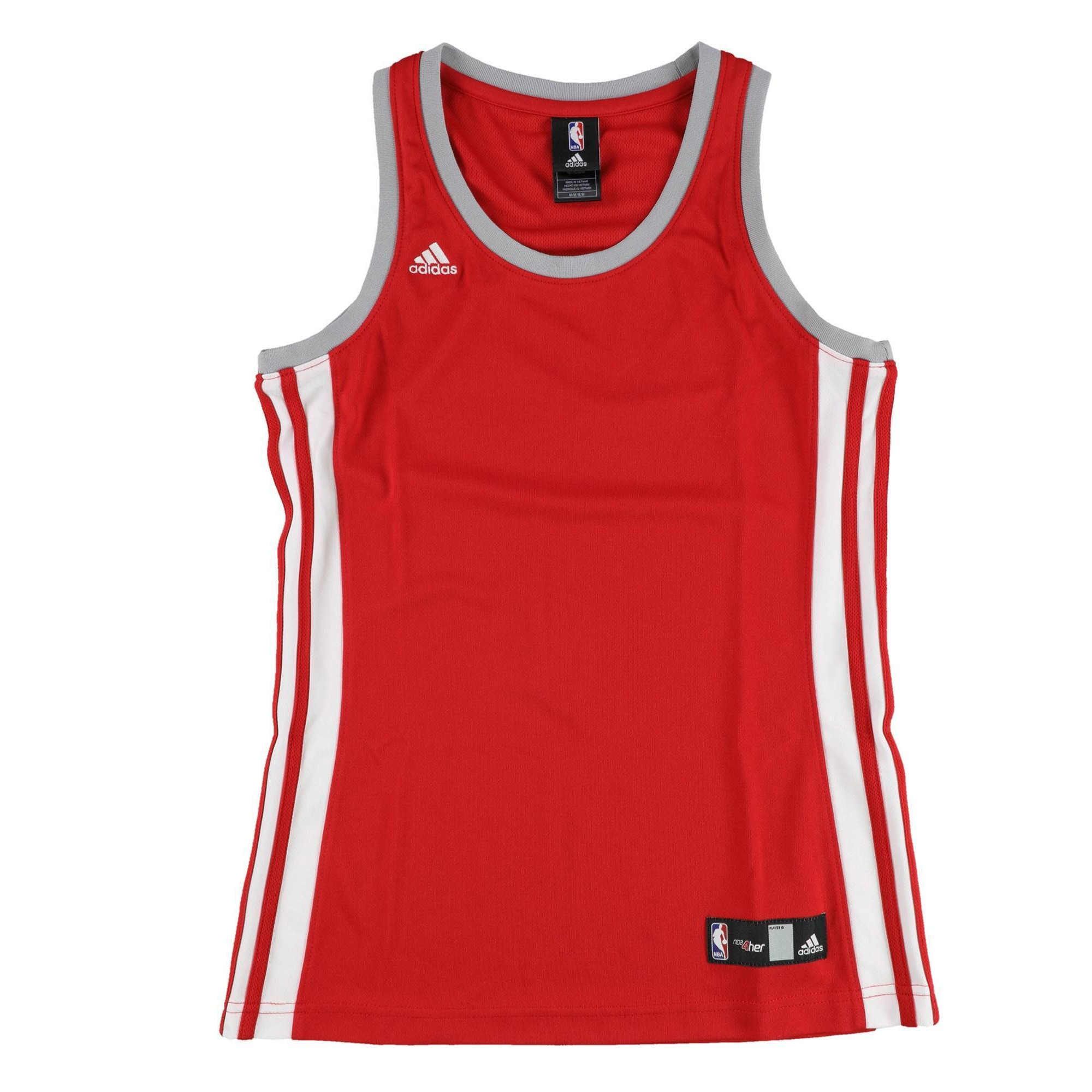 red blank basketball jersey