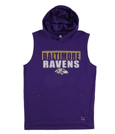 Youth Purple/Heathered Gray Baltimore Ravens Fan Flare Pullover