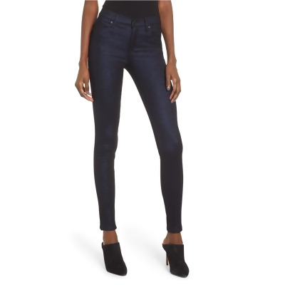 Hudson Womens Nico Glitter Skinny Fit Jeans, Style # WMA407JAE 