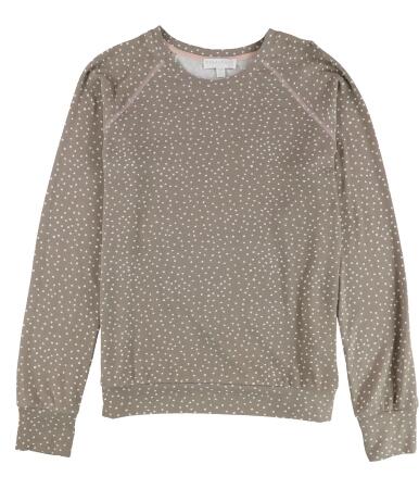 P.J. Salvage Womens Small Dots Pajama Sweatshirt Top, Style # RUDDLS1