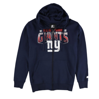 STARTER Mens New York Giants Hoodie Sweatshirt, Style # 6AQKOB00-1 