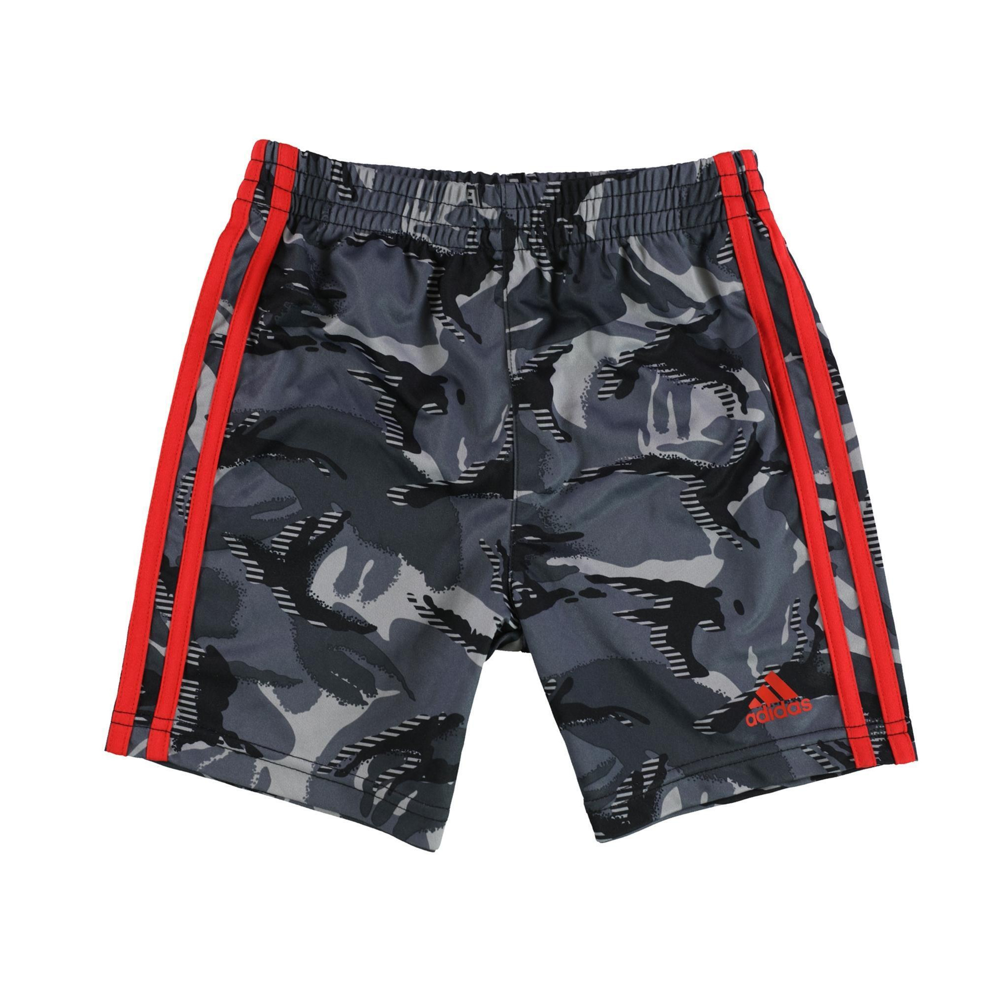 Adidas Boys Camo Print Casual Walking Shorts, Style # AG6284C-B