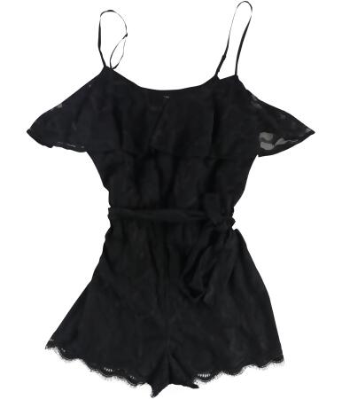 GUESS Womens Ruffled Lace Romper Jumpsuit, Style # 90084758 