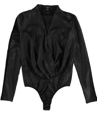 GUESS Womens Faux Leather Bodysuit Jumpsuit, Style # 3RGH189645Z 