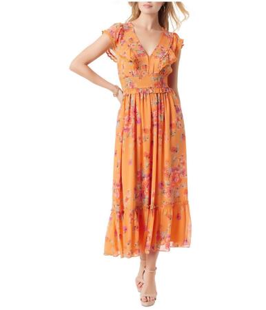 Jessica Simpson Womens Phillipa Floral Ruffled Flounce Dress, Style # 30217459
