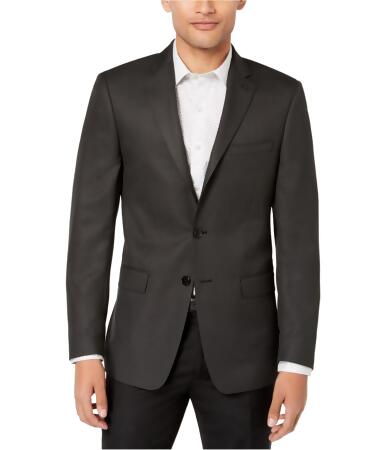 Calvin Klein Mens Textured Two Button Blazer Jacket, Style # MBYR17PXX037