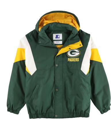 VTG 90s Green Bay Packers Starter Full Zip Jacket Youth XL *See Description