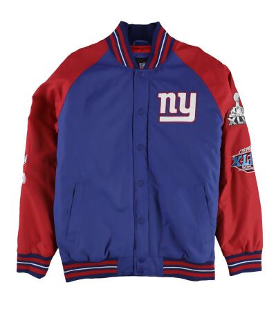 NFL Mens NY Giants Super Bowl Champions Varsity Jacket