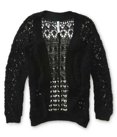 Aeropostale Womens Crochet Cropped Shrug Sweater - M