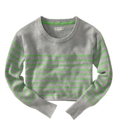 Aeropostale Womens Long Sleeve Opposite Stripe Knit Sweater - XS